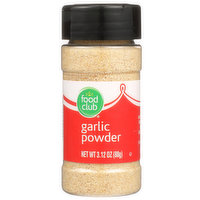 Food Club Garlic Powder, 3.12 Ounce