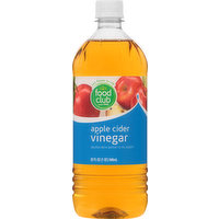 Food Club Vinegar, Apple Cider, 32 Ounce