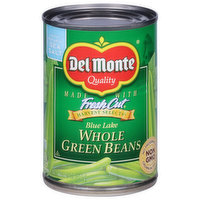 Del Monte Green Beans, Whole, Blue Lake, Harvest Selects, 14.5 Ounce