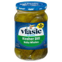 Vlasic Kosher Dill, Baby Wholes, 16 Fluid ounce