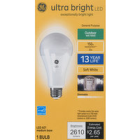 GE Light Bulb, LED, Soft White, 22 Watts, 1 Each