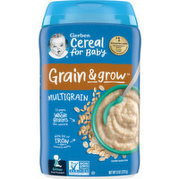 Gerber Cereal for Baby, MultiGrain, Sitter, 8 Ounce