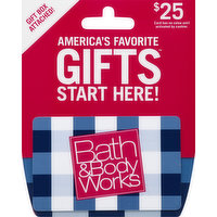 Bath & Body Works Gift Card, $25, 1 Each