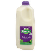Tuscan Dairy Farms Milk, Fat Free, 0.5 Gallon