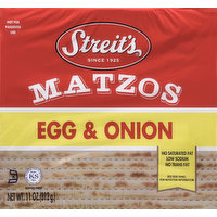 Streit's Matzos, Egg & Onion, 11 Ounce