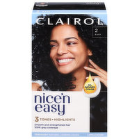 Nice’n Easy Hair Color, Permanent, Black 2, 1 Each