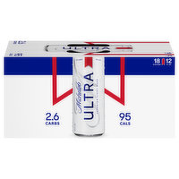 Michelob Ultra Beer, Superior Light, 18 Each