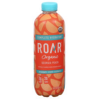 Roar Vitamin Enhanced Beverage, Organic, Georgia Peach, 18 Fluid ounce