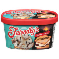 Friendly's Frozen Dairy Dessert, S'mores, 1.5 Quart