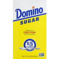 Domino Sugar, Pure Cane, Granulated, 32 Ounce