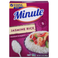 Minute Jasmine Rice, Fragrant & Fluffy, 12 Ounce