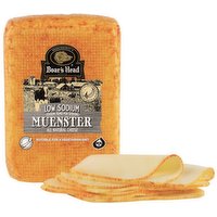  Boar's Head Lower Sodium Muenster Cheese, 1 Pound