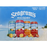 Seagrams Escapes Beer, Variety Pack, 12 Each