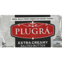 Plugra Butter, Salted, Extra Creamy, 8 Ounce