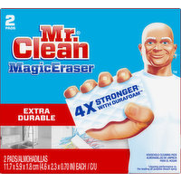 Mr Clean Household Cleaning Pads, Extra Durable, 2 Each