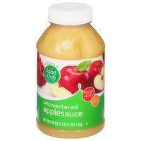 Food Club Applesauce, Unsweetened, 46 Ounce