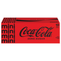 Coca-Cola Cola, Zero Sugar, Mini, 10 Each