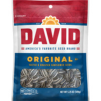 David Sunflower Seeds, Salted & Roasted, Original, 5.25 Ounce