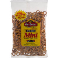 Bachman Baked Pretzels, Mini, Bite Size, 16 Ounce