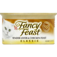 Fancy Feast Cat Food, Gourmet, Classic, Tender Liver & Chicken Feast, 3 Ounce