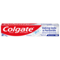 Colgate Toothpaste, Brisk Mint, Baking Soda & Peroxide, Whitening, Paste, 6 Ounce