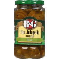 B&G Jalapeno Peppers, Hot, Sliced, 12 Fluid ounce