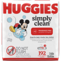 Huggies Wipes, Disney Baby, Fragrance Free, 3 Each