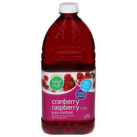 Food Club Juice Cocktail, Cranberry Raspberry Flavored, 64 Fluid ounce