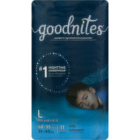 GoodNites Underwear, Nighttime, Boys, Large (68-95 lbs), 11 Each