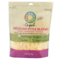 Full Circle Market Mexican Style Blend Of Organic Colby Jack, White Cheddar And Monterey Jack Finely Shredded Cheese, 6 Ounce