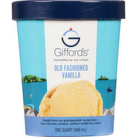 Gifford's Ice Cream, HomeMaine, Old Fashioned Vanilla, 1 Quart