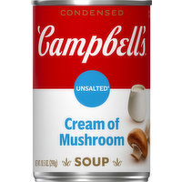 Campbell's Condensed Soup, Cream of Mushroom, Unsalted, 10.5 Ounce