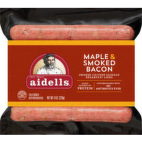 Aidells Breakfast Links, Smoked Chicken Sausage, Maple & Smoked Bacon, 8 Ounce