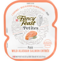 Fancy Feast Cat Food, Pate, Wild Alaskan Salmon Entree, 2 Each