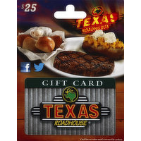 Texas Road House Gift Card, $25, 1 Each