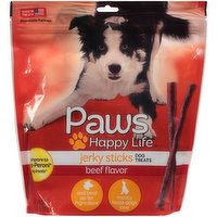 Paws Happy Life Jerky Sticks Dog Treats, Beef Flavor, 25 Ounce