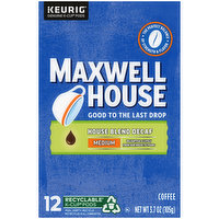 Maxwell House House Blend Decaf Medium Coffee Pods, 3.7 Ounce