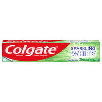 Colgate Toothpaste, Baking Soda, Mint Zing, Sparkling White, Gel, 6 Ounce