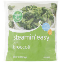 Food Club Steamin' Easy, Cut Broccoli, 10 Ounce