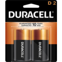 Duracell Batteries, Alkaline, D, 2 Pack, 2 Each