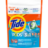 Tide Detergent, 3 in 1, Clean Breeze, 31 Each