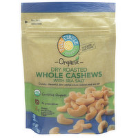 Full Circle Market Dry Roasted Whole Cashews With Sea Salt, 6 Ounce