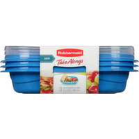 Rubbermaid Containers & Lids, 3 Each
