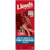 Lloyd's Seasoned & Smoked St. Louis Style Pork Spareribs in Original BBQ Sauce, 36.8 Ounce