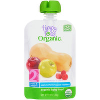 Tippy Toes Apple Butternut Squash Raspberry Organic Baby Food, 3.5 Ounce