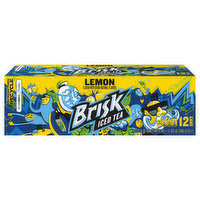 Brisk Iced Tea, Lemon, 12 Cans, 12 Each