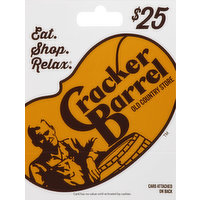 Cracker Barrel Gift Card, $25, 1 Each