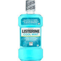 Listerine Mouthwash, Antiseptic, Cool Mint, 1.05 Pint