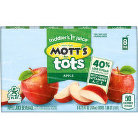 Mott's for Tots Juice Beverage, Apple, 8 Each