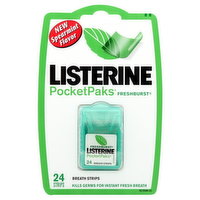 Listerine Breath Strips, Spearmint, 24 Each
